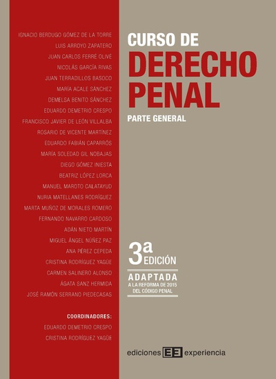 CURSO DE DERECHO PENAL. PARTE GENERAL. 3ª EDICIÓN