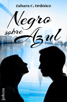 Negro sobre azul