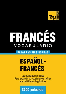 Vocabulario español-francés - 3000 palabras más usadas