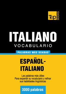 Vocabulario español-italiano - 3000 palabras más usadas