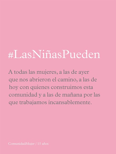 Las niñas pueden