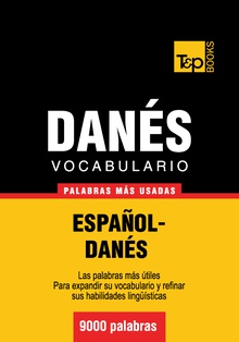Vocabulario español-danés - 9000 palabras más usadas