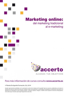 Marketing online: del marketing tradicional al e-marketing