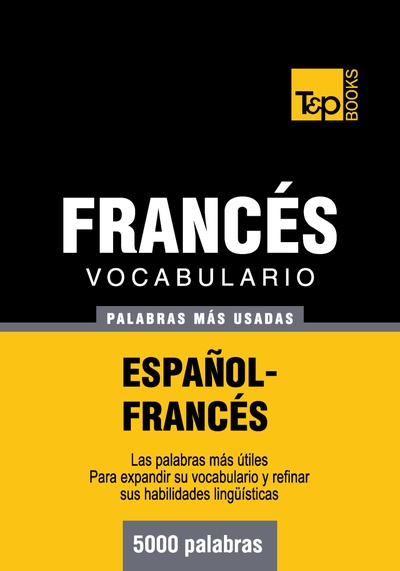 Vocabulario español-francés - 5000 palabras más usadas
