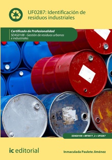 Identificación de residuos industriales. SEAG0108