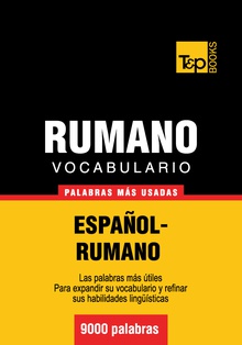 Vocabulario español-rumano - 9000 palabras más usadas