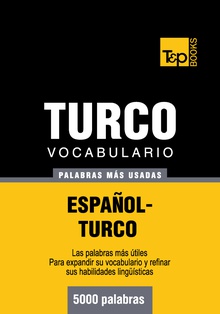 Vocabulario español-turco - 5000 palabras más usadas