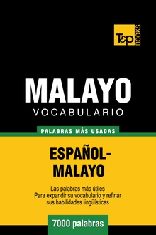 Vocabulario español-malayo - 7000 palabras más usadas
