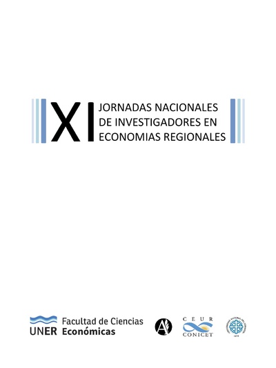Anales de las XI Jornadas Nacionales de Investigadores en Economías Regionales